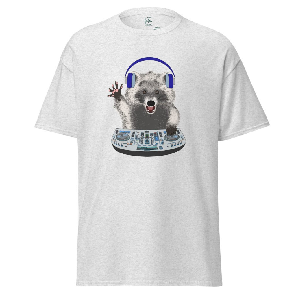 Camiseta manga corta DJ Racoon