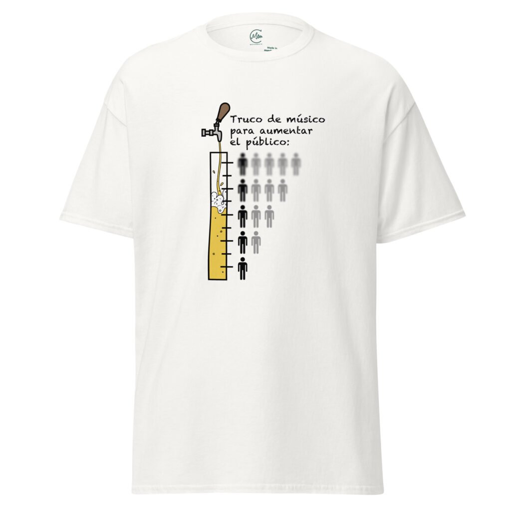 Camiseta de manga corta ‘Truco de Músico’