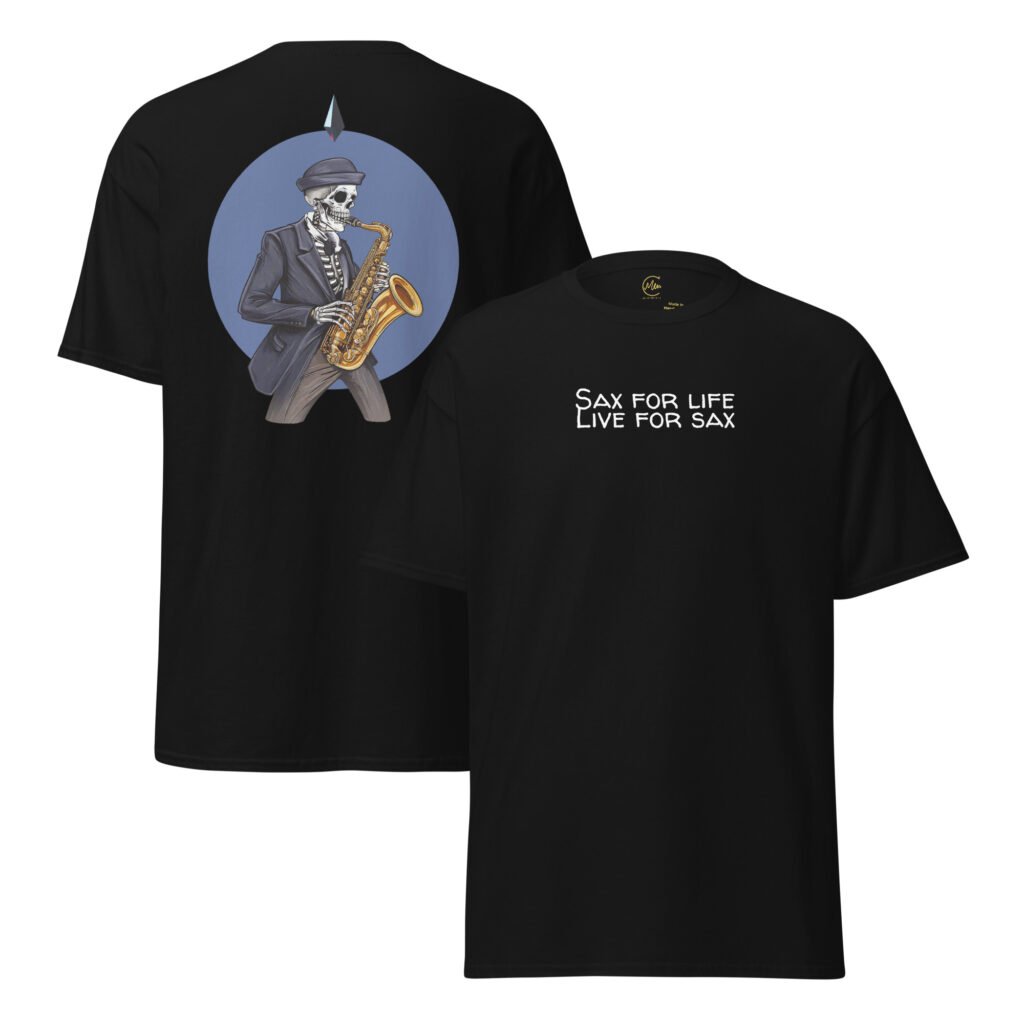 Camiseta de manga corta ‘Sax for Life’