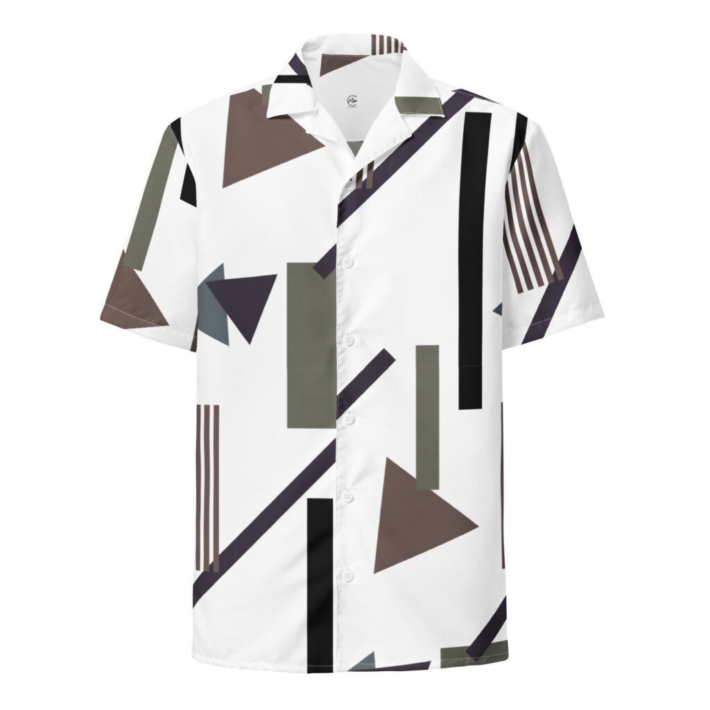 Camisa de manga corta «Geometría Rítmica»