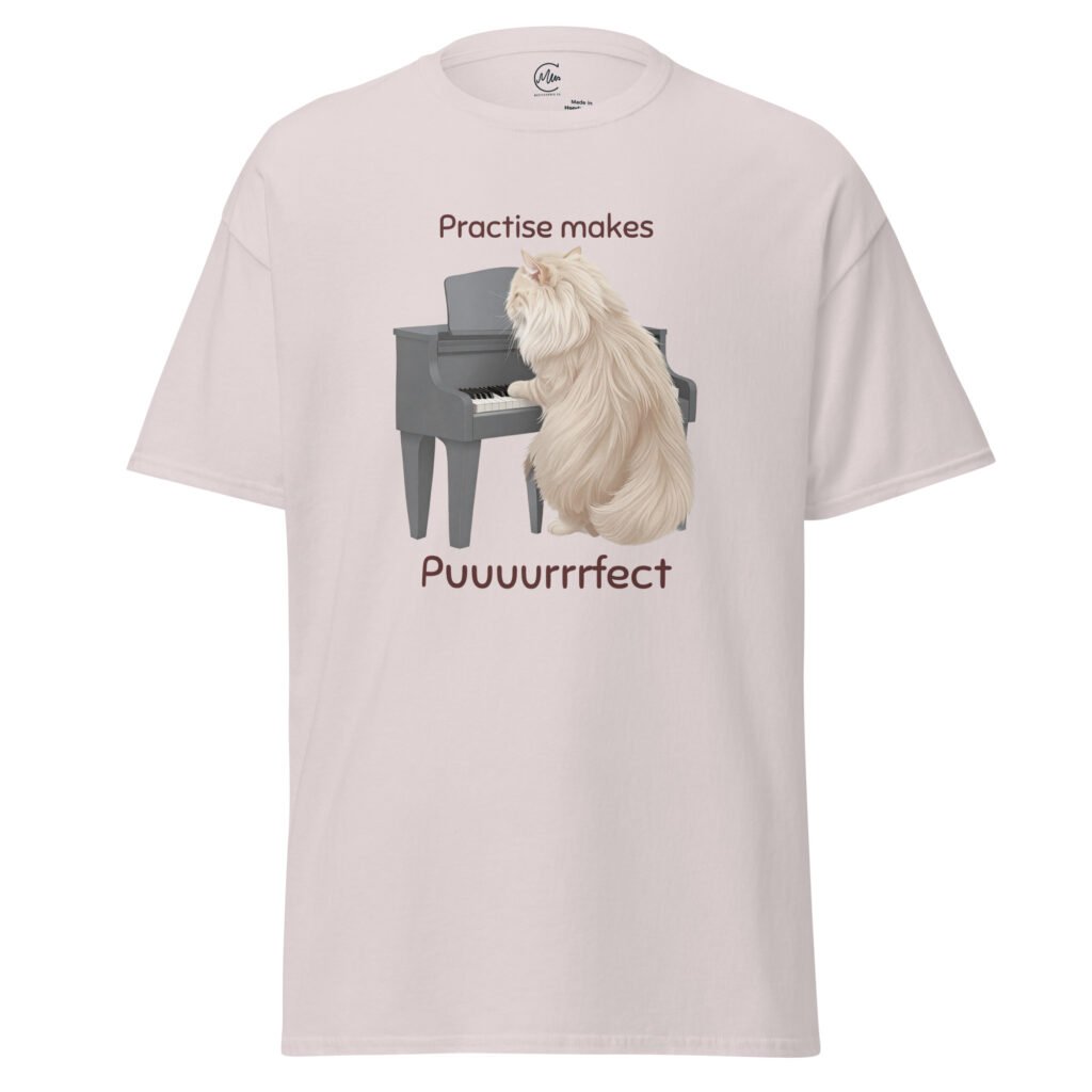 Camiseta de manga corta ‘Puurrfect piano’