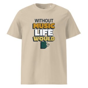 Camiseta de manga corta 'Without music'