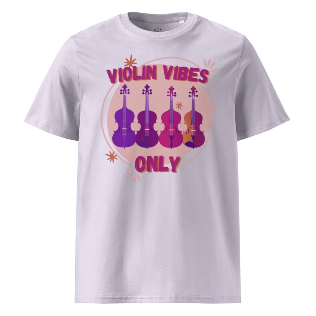 Camiseta de manga corta ‘Violin vibes only’