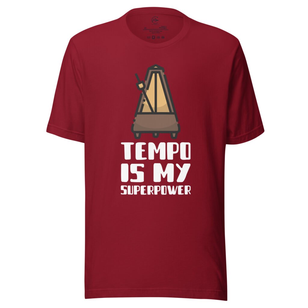 Camiseta de manga corta ‘Tempo is my superpower’